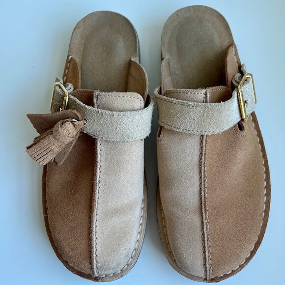 Clarks Trek Mule Two Tone Tan | Size 7.5 - Picture 6 of 9